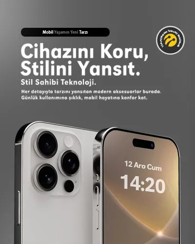 Telefon Kılıfları, Ekran Koruyucu, Lens Koruyucu, Akıllı Saat, Kablosuz Kulaklık, Powerbank, iPhone Kılıf, Samsung Kılıf, iPhone 11, iPhone 12, iPhone 13, iPhone 14, iPhone 15, iPhone 16, iPhone 17, Samsung S23 FE, Samsung S24, Samsung S25, Telefon Aksesuarları, Mobil Aksesuarlar